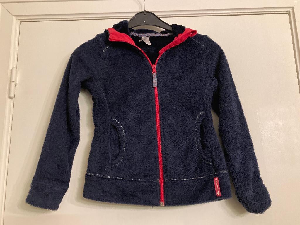 Donker blauwe warme trui - Decathlon - 10 jaar, Enfants & Bébés, Vêtements enfant | Taille 140, Enlèvement ou Envoi, Pull ou Veste