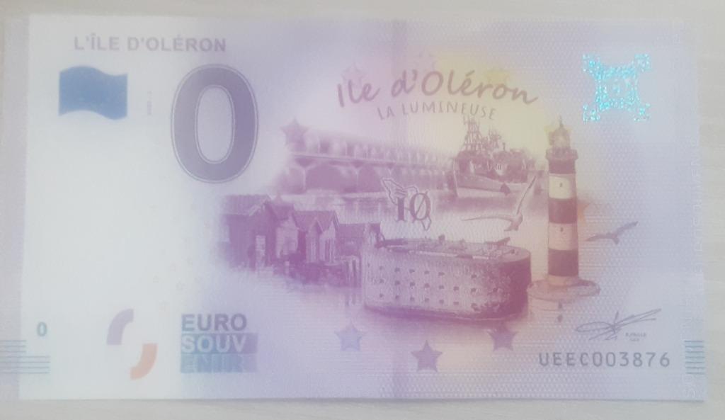 Billet 0 euro L'Ile d'Oléron.  France, Envoi, France