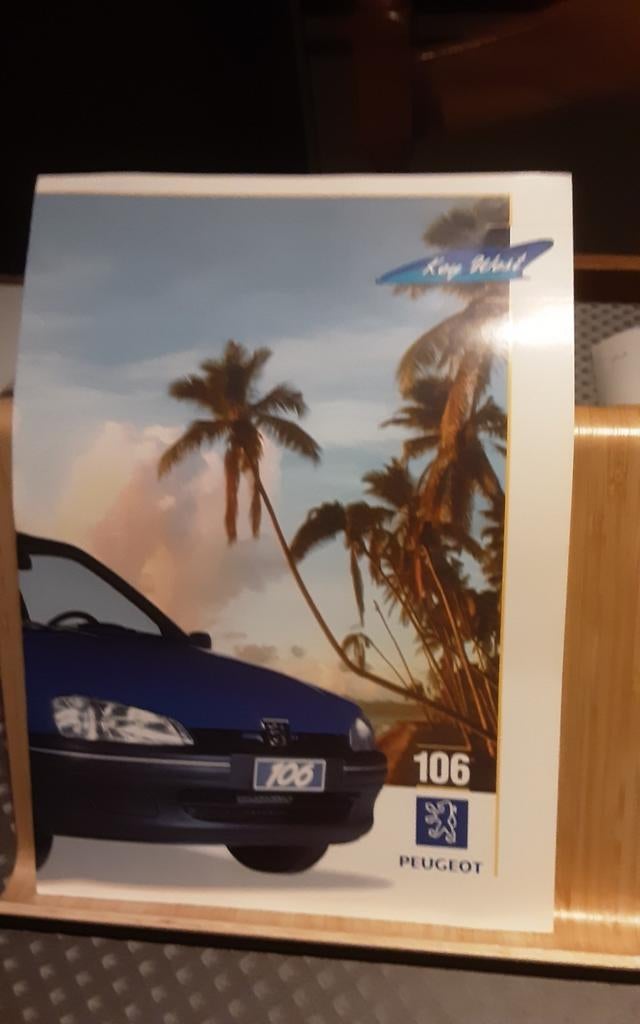 PEUGEOT 106 brochure, Livres, Autos | Brochures & Magazines, Enlèvement ou Envoi, Comme neuf, Peugeot