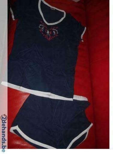 [4276]pyama maat 36, Ophalen of Verzenden, Blauw, Nachtkleding
