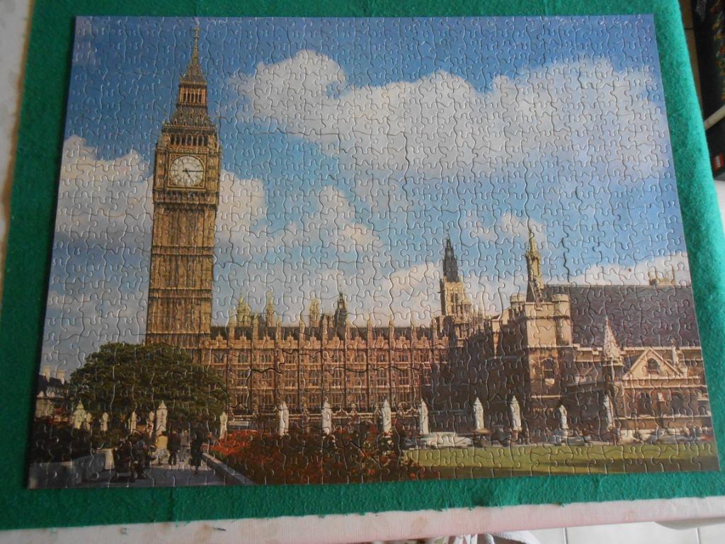 Puzzel van 1000 stuks, Hobby en Vrije tijd, Ophalen, 500 t/m 1500 stukjes, Gebruikt, Legpuzzel
