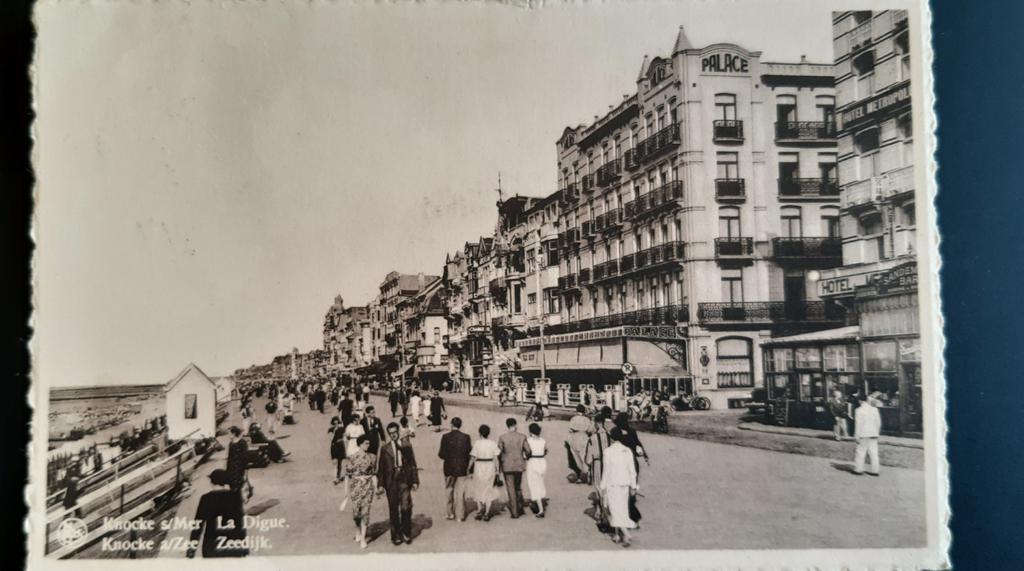 Hôtel palace KNOKKE DIGUE ZEEDIJK, années 1950, Enlèvement ou Envoi