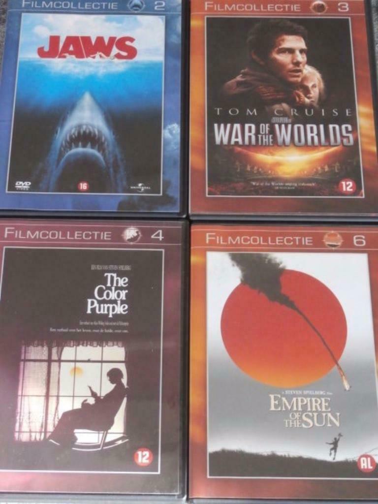 Steve Spielberg 4 DVD's filmcollectie, Vanaf 9 jaar, Ophalen of Verzenden