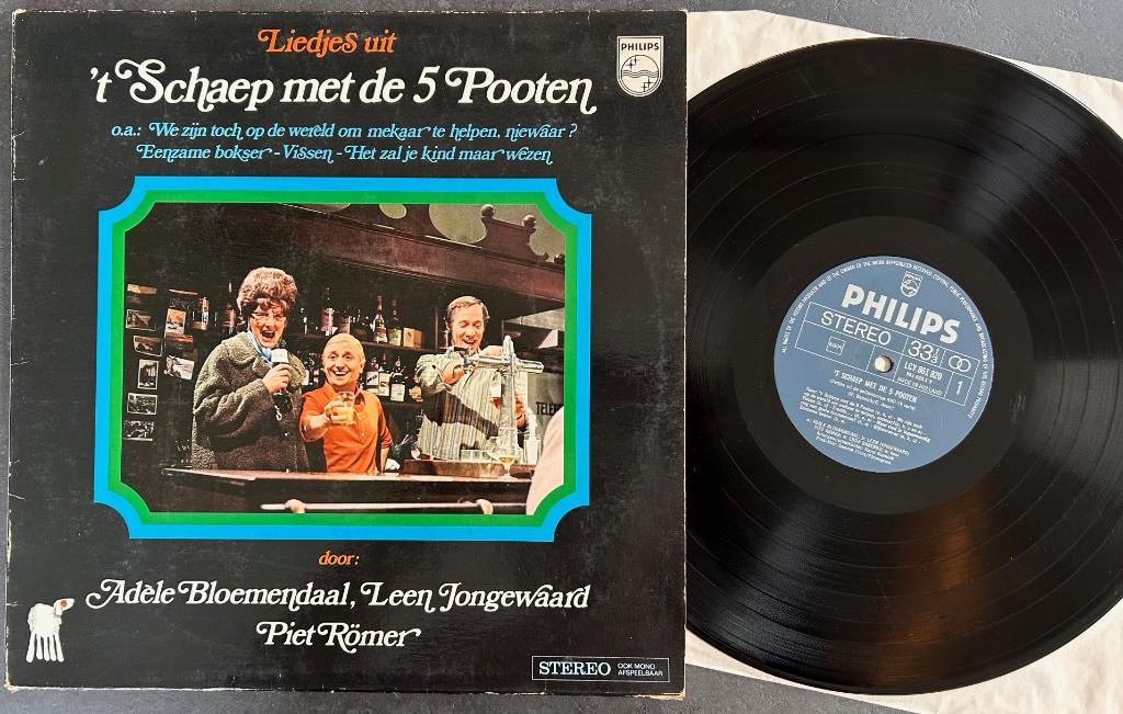 Liedjes uit 't SCHAEP MET DE 5 POOTEN ( LP ), Cd's en Dvd's, Verzenden, 12 inch, Soundtrack of Musical