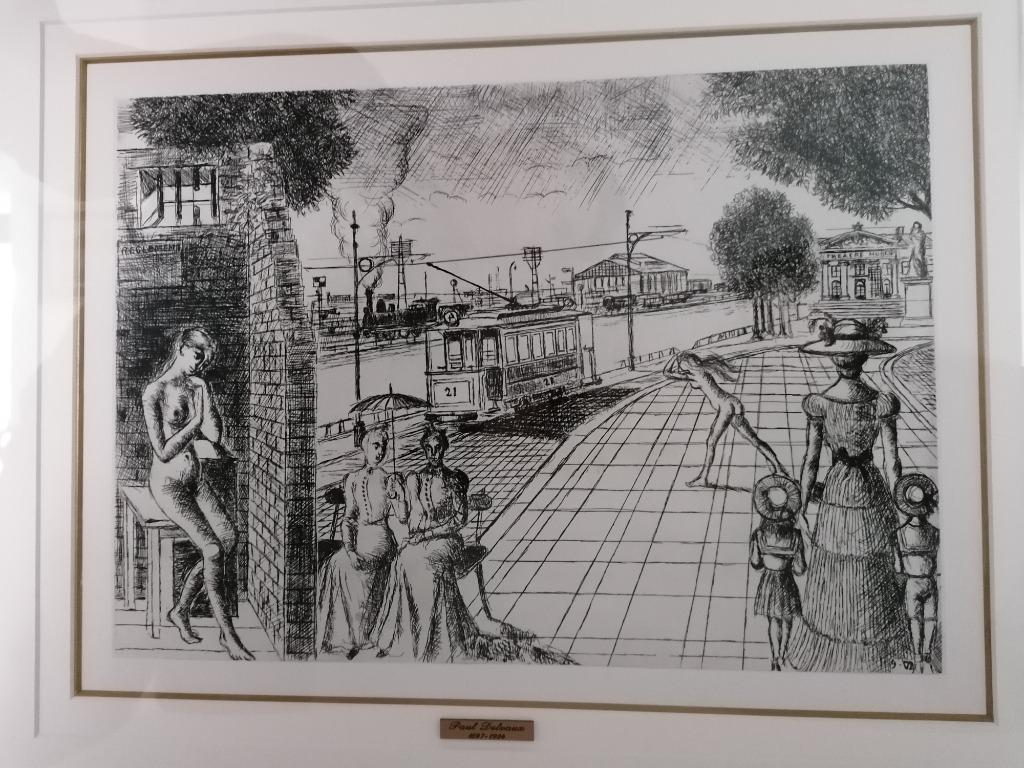 Paul Delvaux - Entracte, Antiquités & Art, Enlèvement