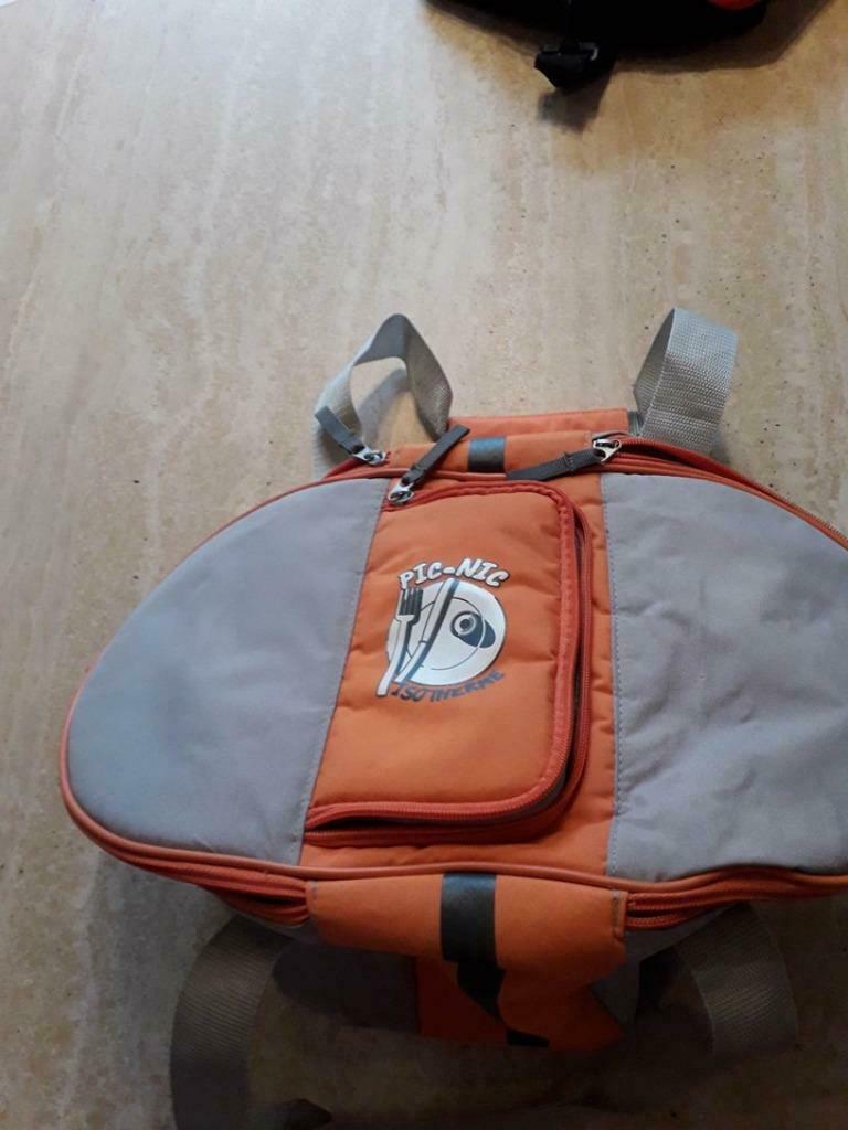 Sac Pick-Nick isotherme, gris et orange de la marque 'La Red, Enlèvement ou Envoi, Neuf, Contenu non compris