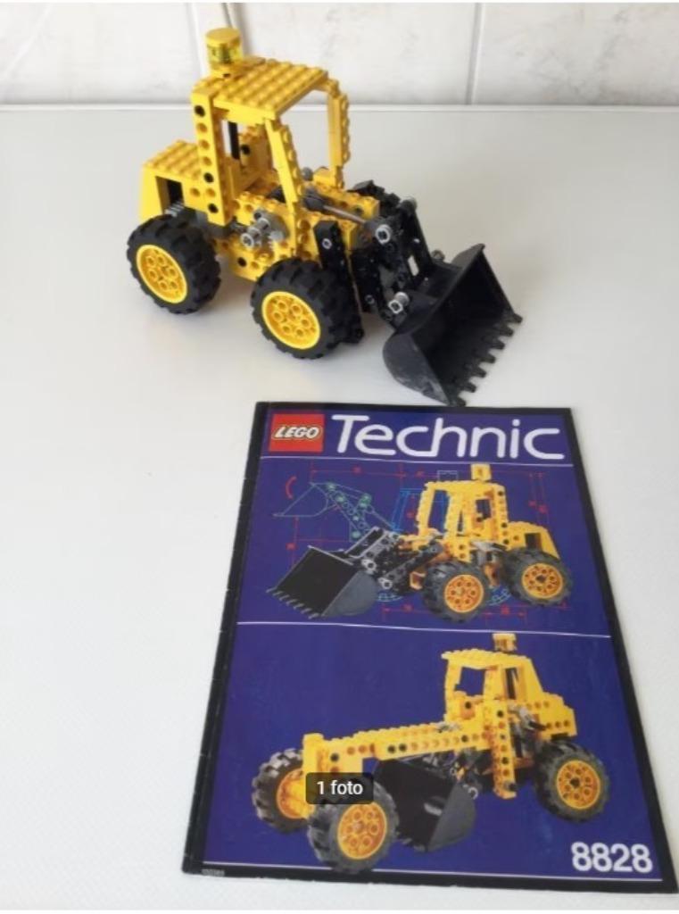 Lego technic (8828), Ophalen of Verzenden, Gebruikt, Complete set, Lego