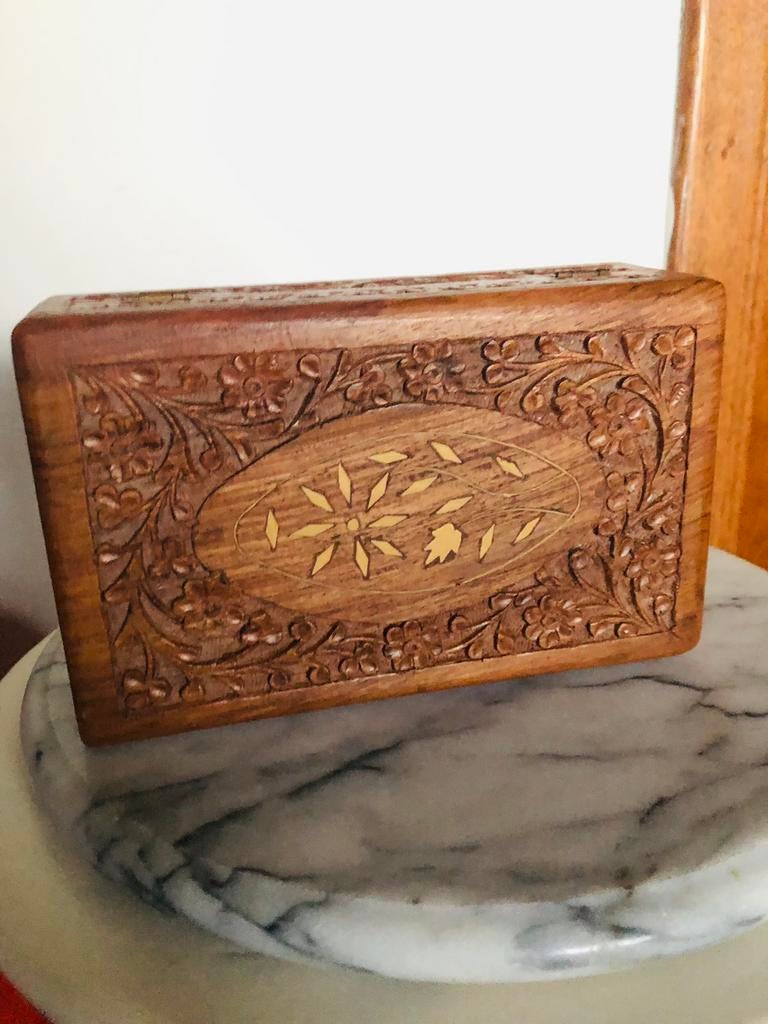 Vintage - Houten Kistje, Ophalen of Verzenden
