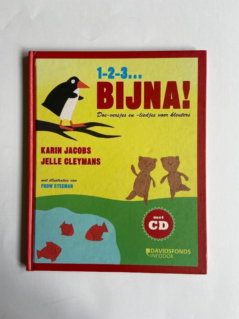 Boek kleuters + CD: 1-2-3... bijna, Fictie algemeen, Ophalen of Verzenden, Zo goed als nieuw, Voorleesboek
