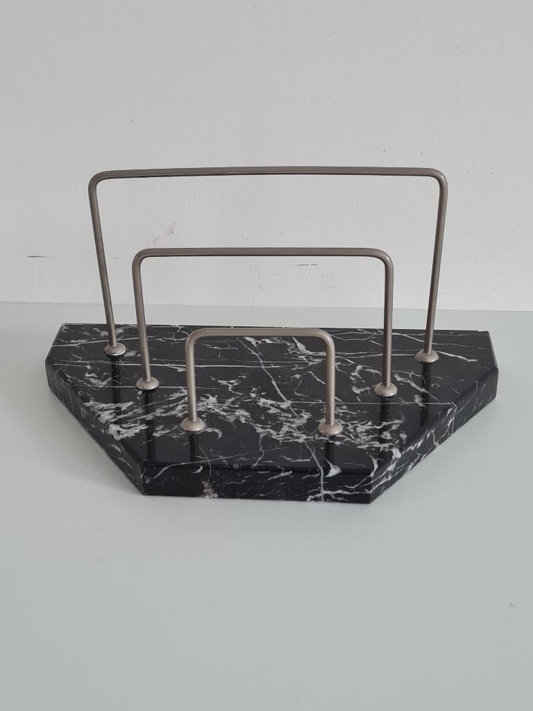 vintage art deco brievenhouder in marmer, Antiek en Kunst, Ophalen of Verzenden
