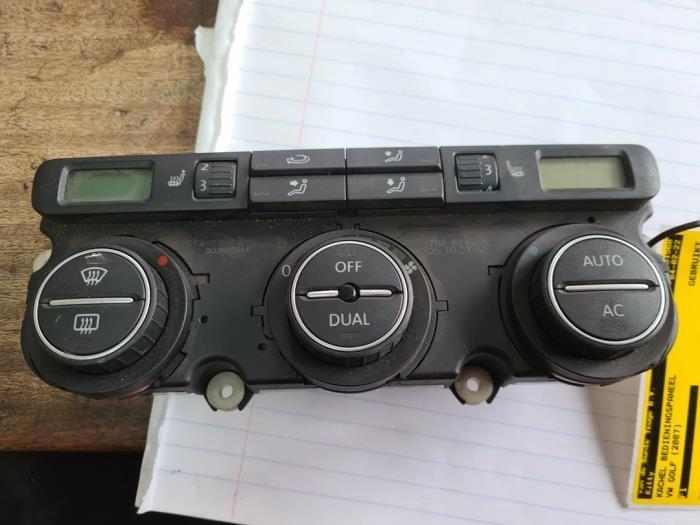 Panneau de commandes chauffage d'un Volkswagen Golf, Volkswagen, -, 3 mois de garantie, Utilisé