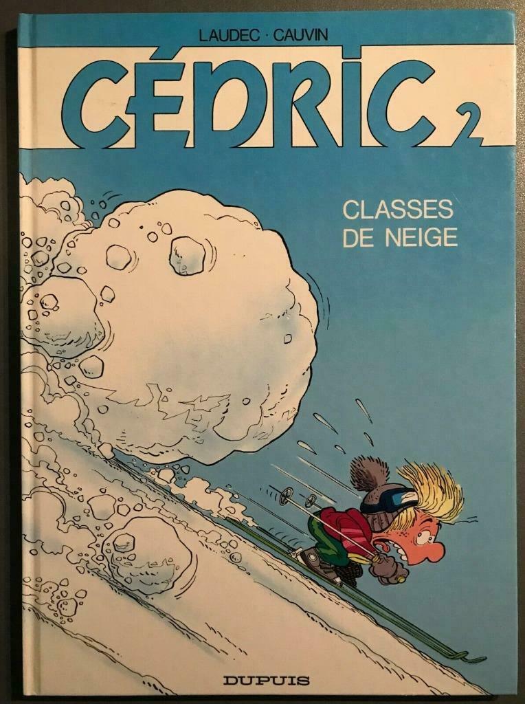 B.D. Cédric N°2 : Classes de neige 1989 - Laudec et Cauvin -, Eén stripboek, Ophalen of Verzenden, Gelezen, Laudec et Cauvin