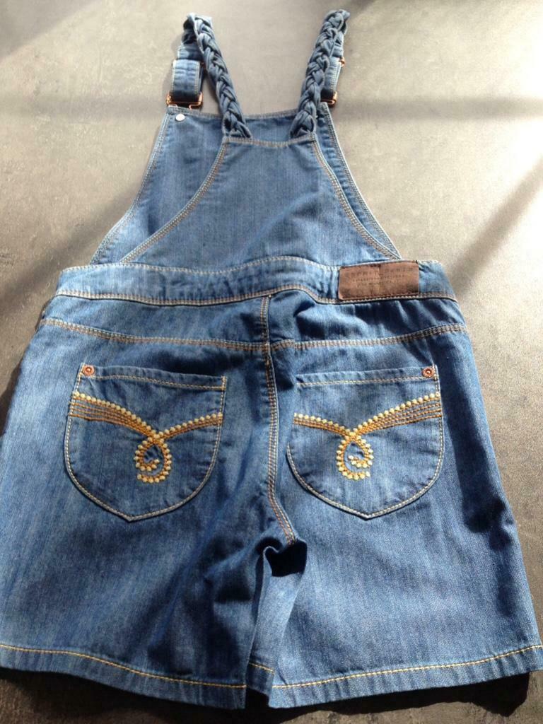 Jeans salopette Esprit maat 140, Enlèvement ou Envoi, Comme neuf, Fille, Pantalon