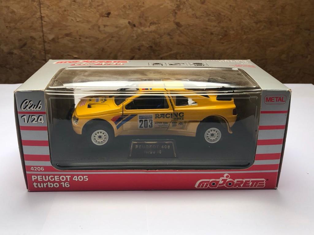 Voiture Majorette 1/24 Peugeot 405 turbo 16, Hobby en Vrije tijd, Ophalen of Verzenden, Nieuw, Auto, Overige merken