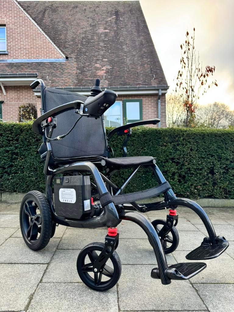 Ultralichte Carbon Electrische Rolstoel – High-End Premium, Diversen, Rolstoelen, Ophalen of Verzenden, Inklapbaar, Nieuw, Elektrische rolstoel