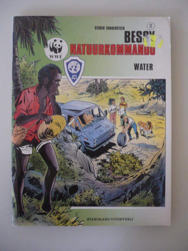 Bessy Natuurkommando 8 Water  eerste druk, Boeken, Gelezen, Eén stripboek, Studio  Vandersteen, Ophalen of Verzenden