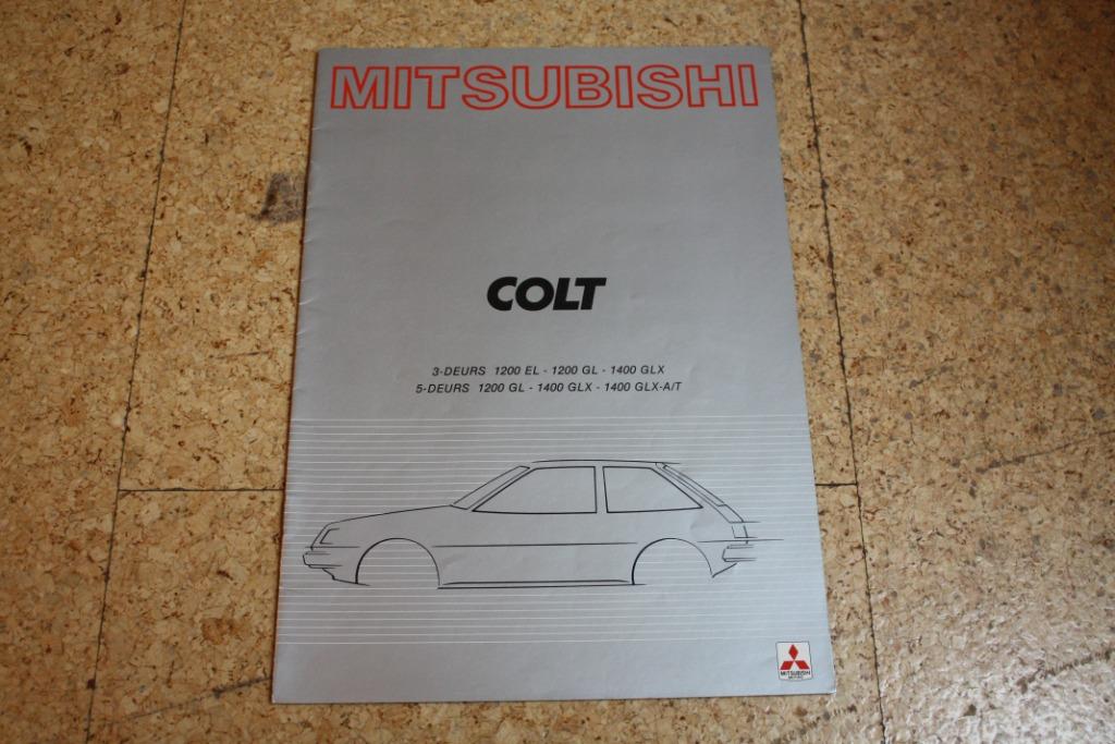 Mitsubishi Colt brochure 1980, Boeken, Catalogussen en Folders, Ophalen, Zo goed als nieuw, Folder