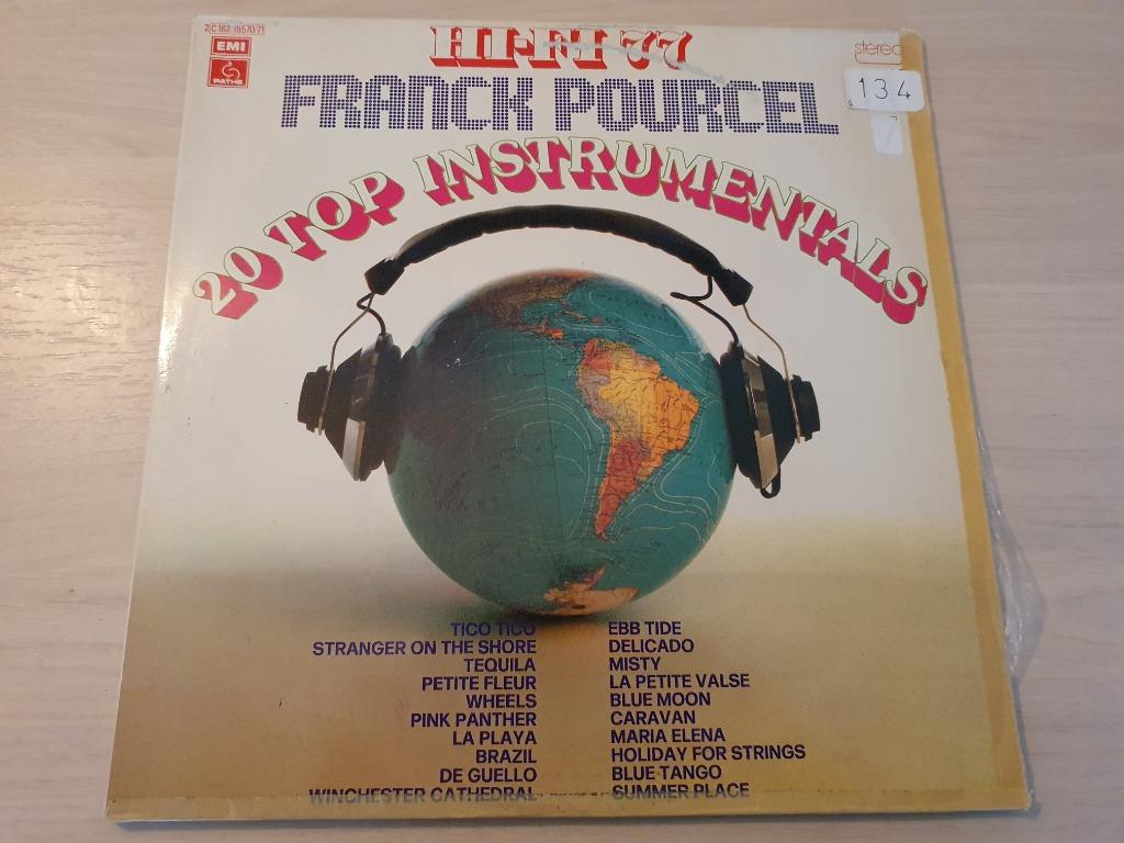 Disque vinyl 33 tours Franck Pourcel 20 Top Instrumentals Hi, CD & DVD, Vinyles | Jazz & Blues, Enlèvement ou Envoi, 1960 à 1980