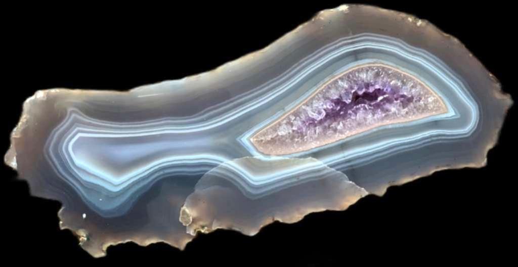 Amethyst Brok Slice Schijf Edelsteen Geode Amethist, Verzenden