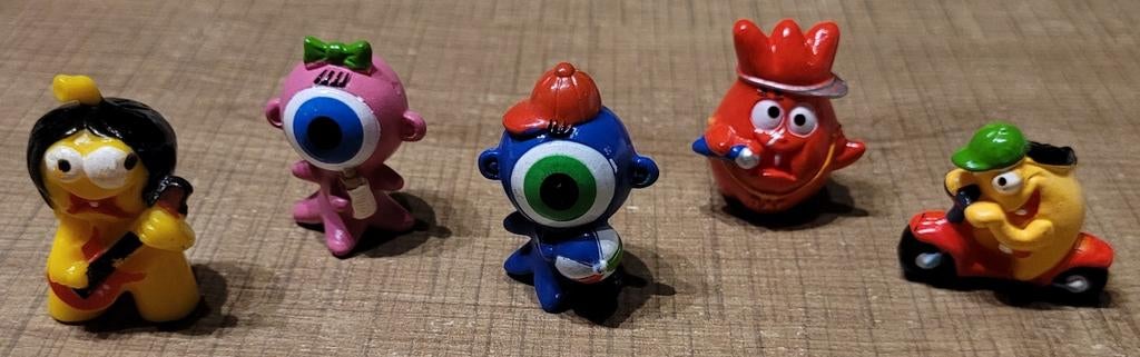 Mon Désir reeks Funny Monsters: 5 figuurtjes, Verzamelen, Poppetjes en Figuurtjes, Ophalen of Verzenden, Zo goed als nieuw