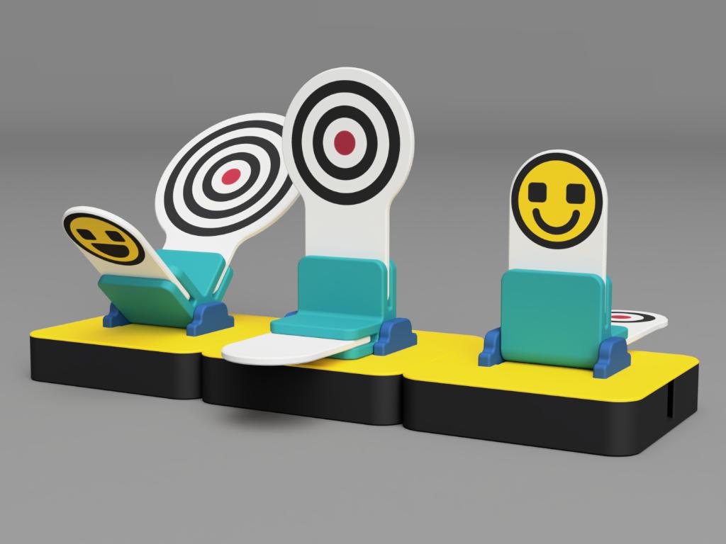 Set van 3 Airsoft/Nerf oefen targets (schietdoelen), Ophalen of Verzenden, Nieuw