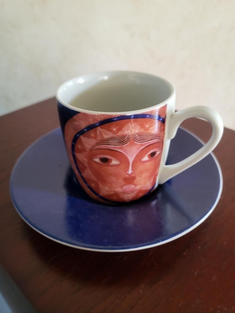 Mooi mokka/ espressotasje, Huis en Inrichting, Keuken | Servies, Ophalen of Verzenden, Zo goed als nieuw