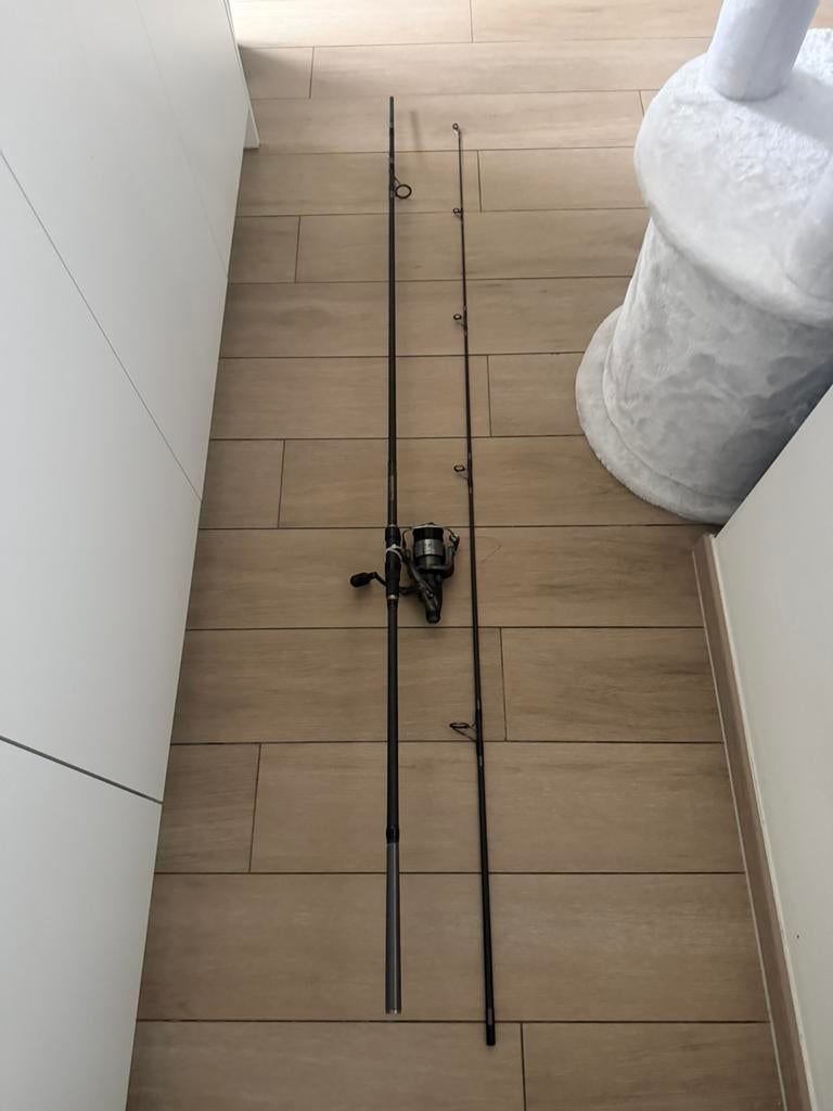 Caperlan Xtrem-5 karperhengel van 3,60 m, Sports nautiques & Bateaux, Pêche à la ligne | Carpes, Comme neuf, Moulinet, Enlèvement