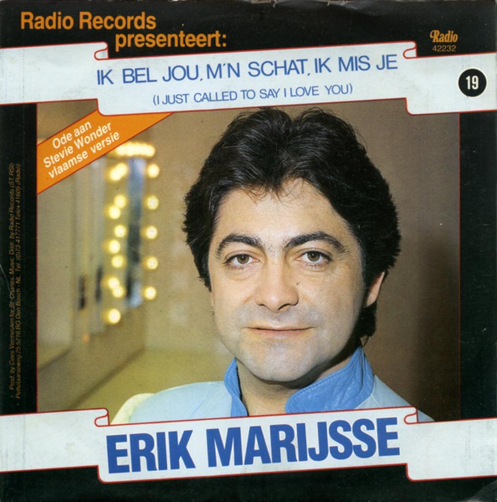 Erik Marijsse – Ik Bel Jou, M'n Schat, Ik Mis Je (I Just Cal, Cd's en Dvd's, Ophalen of Verzenden, Zo goed als nieuw, Nederlandstalig