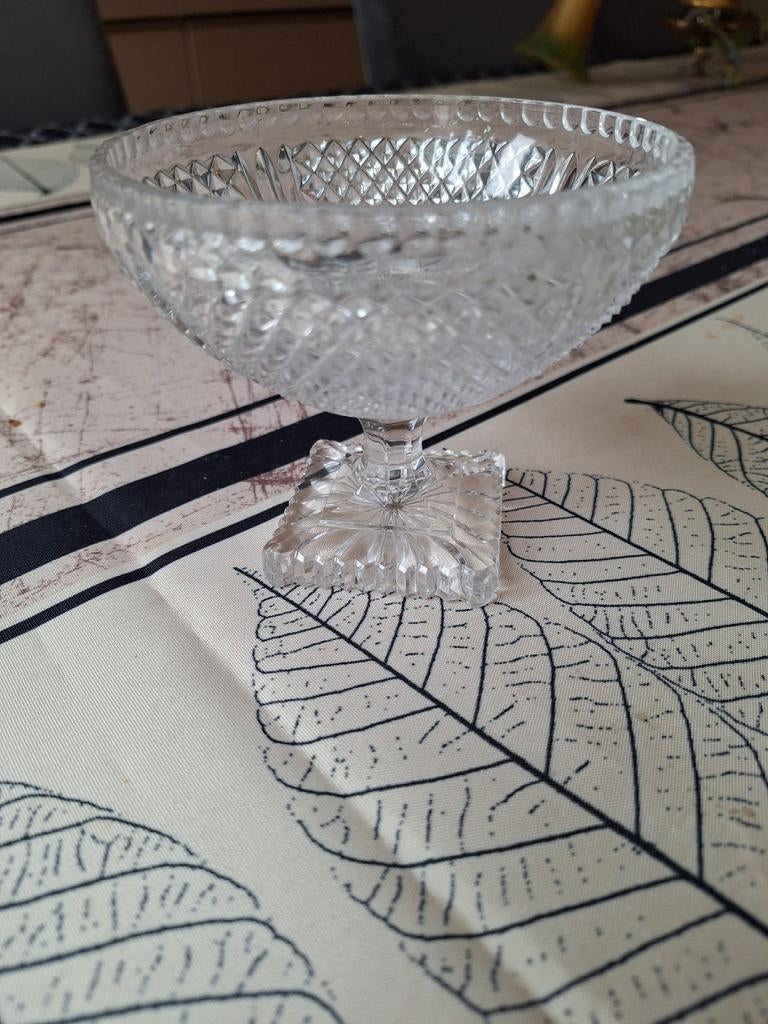 Mooie kristallen bonbonniere, Antiek en Kunst, Antiek | Glaswerk en Kristal, Ophalen of Verzenden