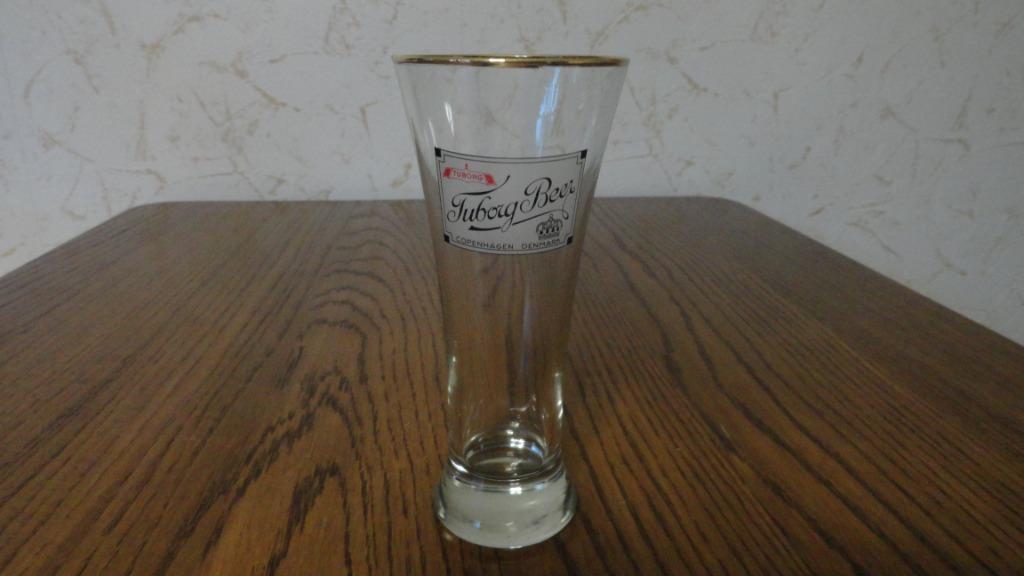 Tuborg bier glazen, Verzamelen, Ophalen of Verzenden, Zo goed als nieuw, Bierglas