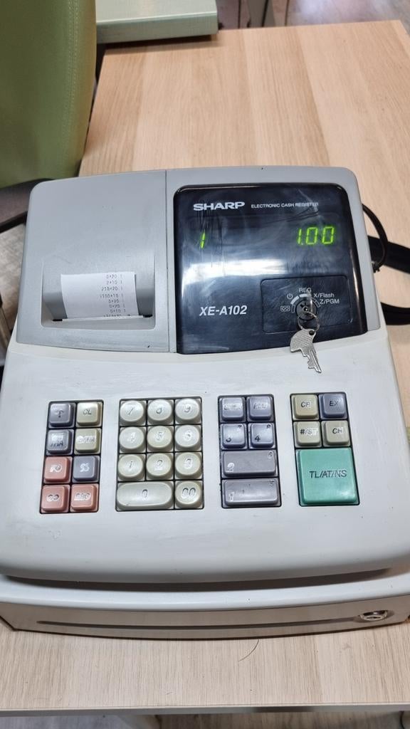 Caisse enregistreuse Sharp XE-A112, Enlèvement