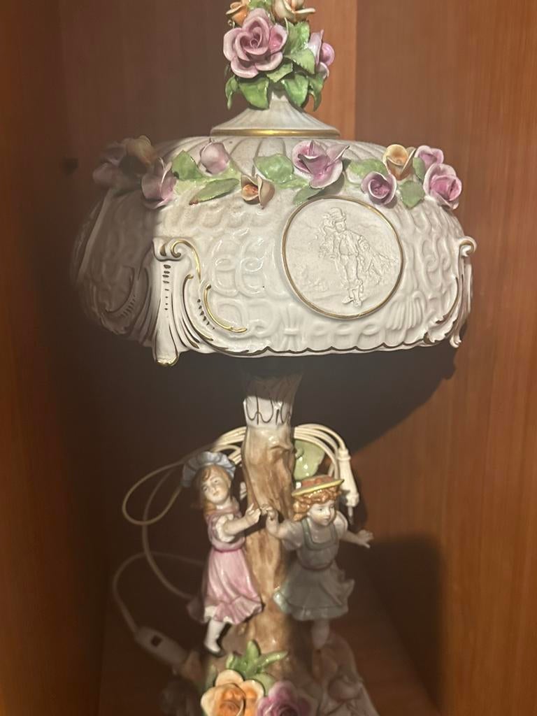 Pmp porselein lanp, Antiek en Kunst, Ophalen of Verzenden