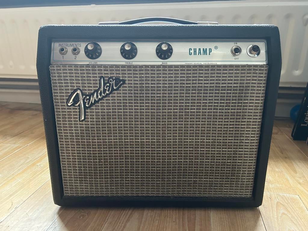 Fender Champ 1976, Musique & Instruments, Enlèvement, Utilisé, Guitare, Moins de 50 watts