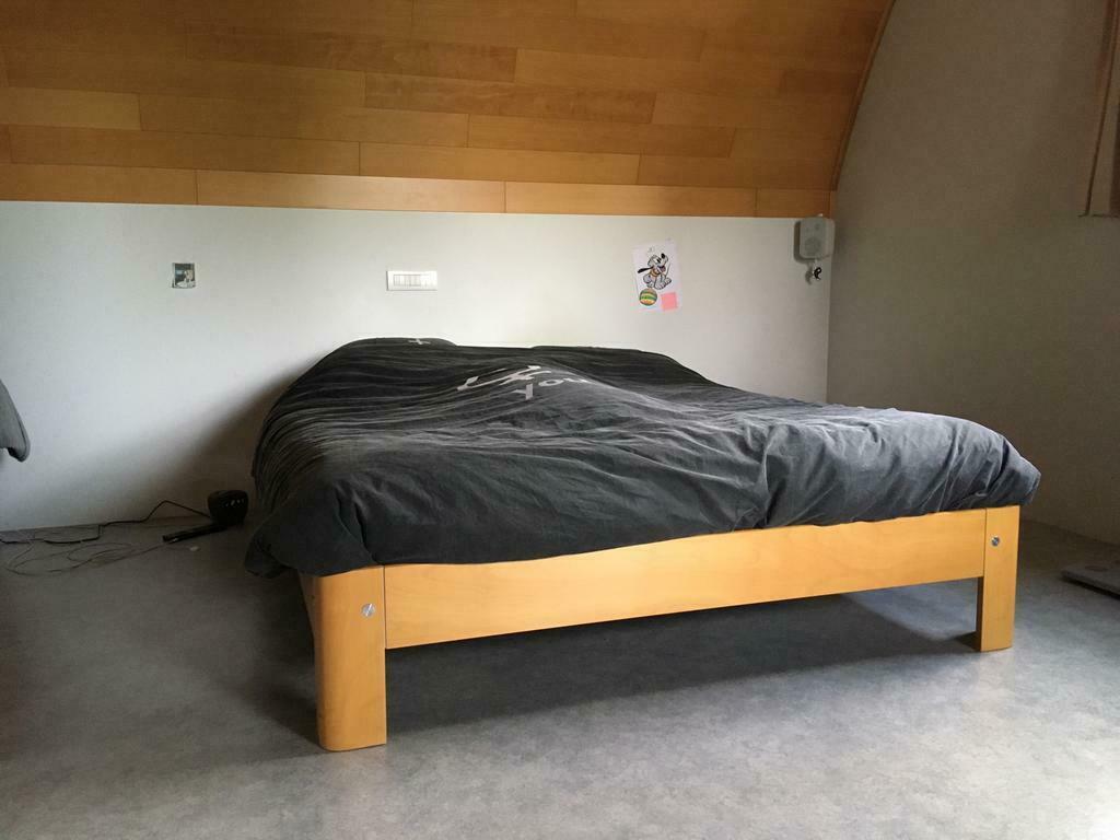 Auping bed, 200x160, 2x dubbel verstelbaar, Ophalen, Gebruikt, Tweepersoons, Bedbodem