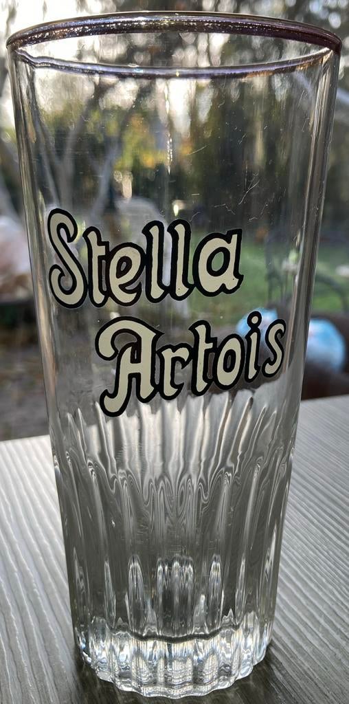 Stella Artois 33cl ribbels, Verzamelen, Glas en Drinkglazen, Ophalen of Verzenden