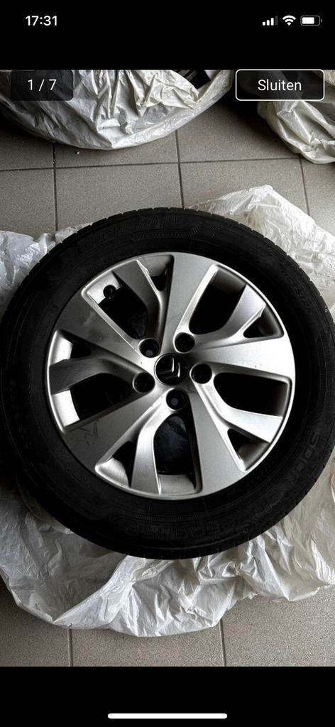 Set citroën c4 picasso 2 enzovoort velgen met banden 250€, Auto-onderdelen, Ophalen, Band(en)