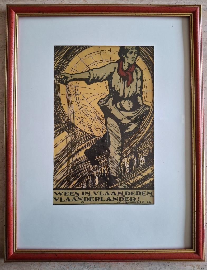 Kader Jos Speybroeck - Vlaanderlander, Ophalen of Verzenden