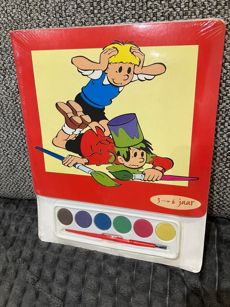 Jommeke kleurboek met verf en penseel jef nys, Verzamelen, Ophalen of Verzenden, Nieuw