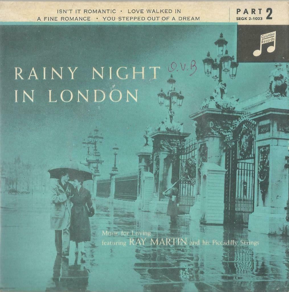 Ray Martin – Rainy night in London Part 2 – Single - EP, Enlèvement ou Envoi, Utilisé, Jazz et Blues