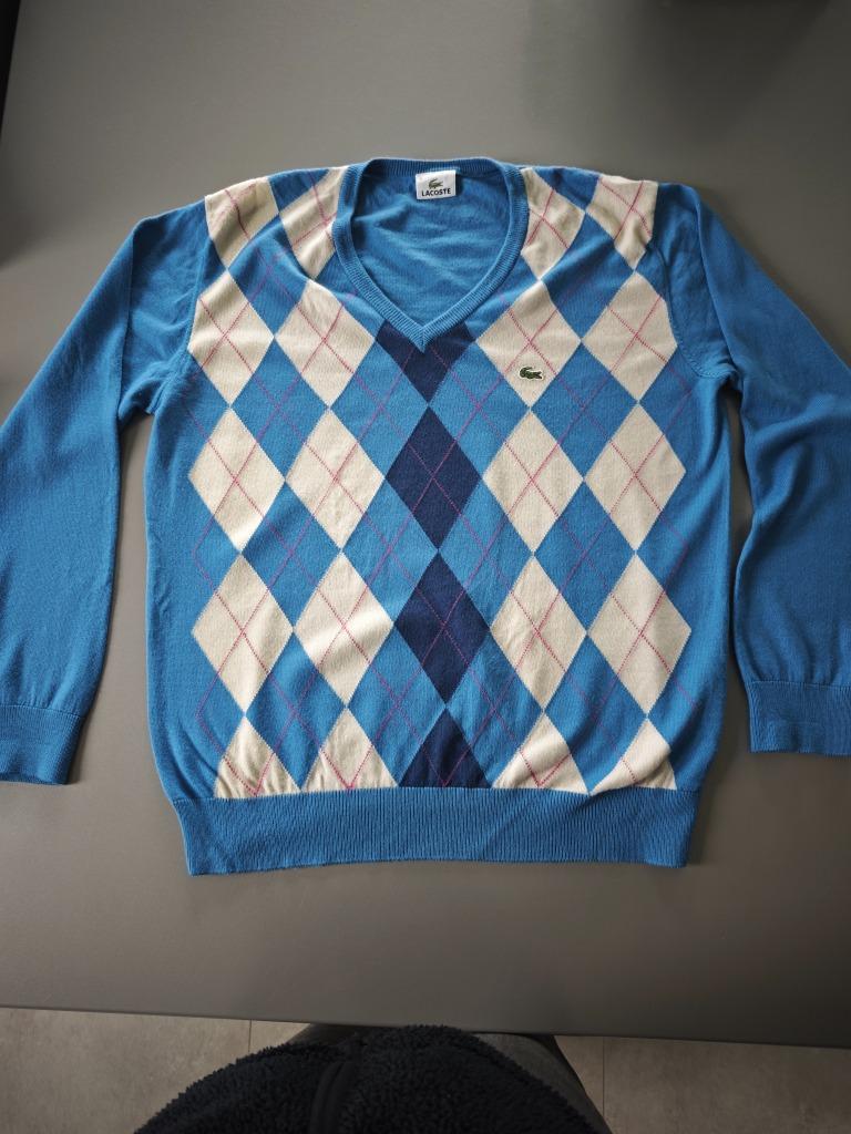 Pull pure laine vierge Lacoste, Ophalen, Lacoste, Gedragen, Maat 48/50 (M)