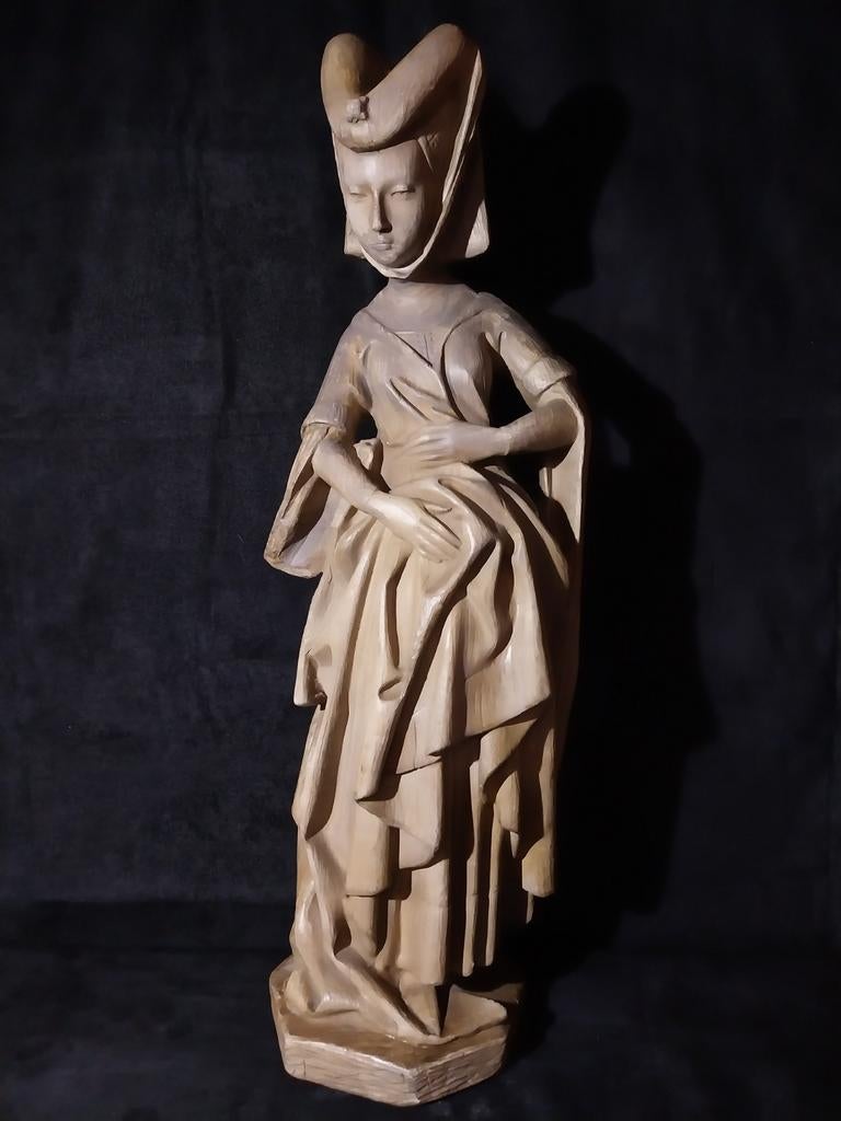 Standbeeld van Maria van Bourgondië, Antiek en Kunst, Kunst | Beelden en Houtsnijwerken, Ophalen of Verzenden