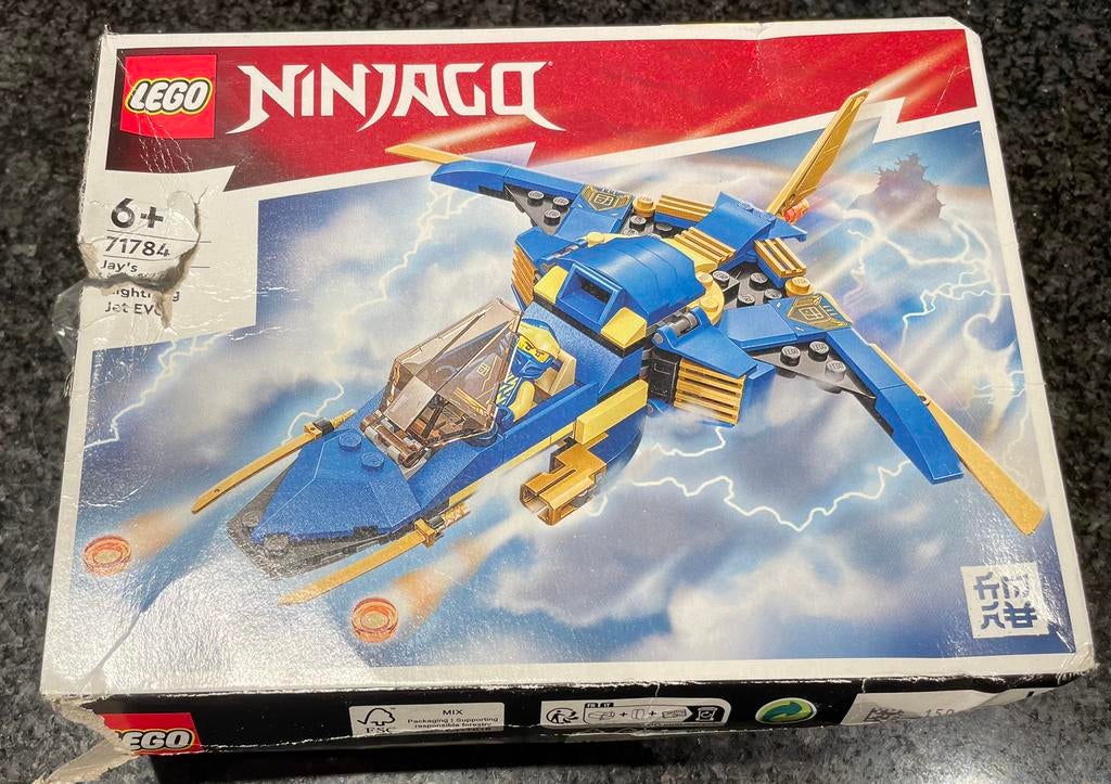 Lego - NINJAGO Jet supersonique de Jay – Évolution (71784), Enlèvement ou Envoi, Comme neuf, Ensemble complet, Lego