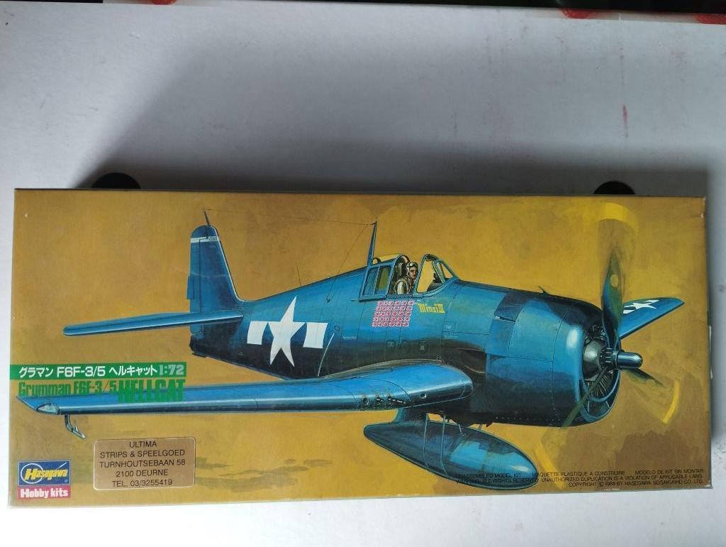 Hasegawa Grumman F6F-3/5 Hellcat, Neuf, Hasegawa, Enlèvement, 1:72 à 1:144