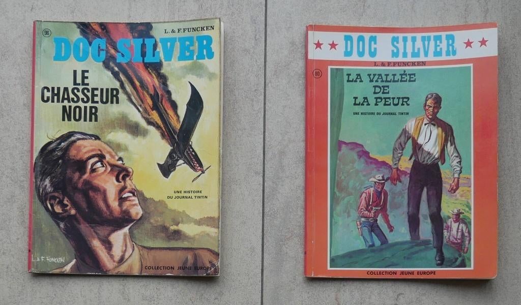 BD Doc Silver 4 La vallée de la peur 5 Le chasseur noir, Livres, BD, Utilisé, Une BD, Enlèvement ou Envoi