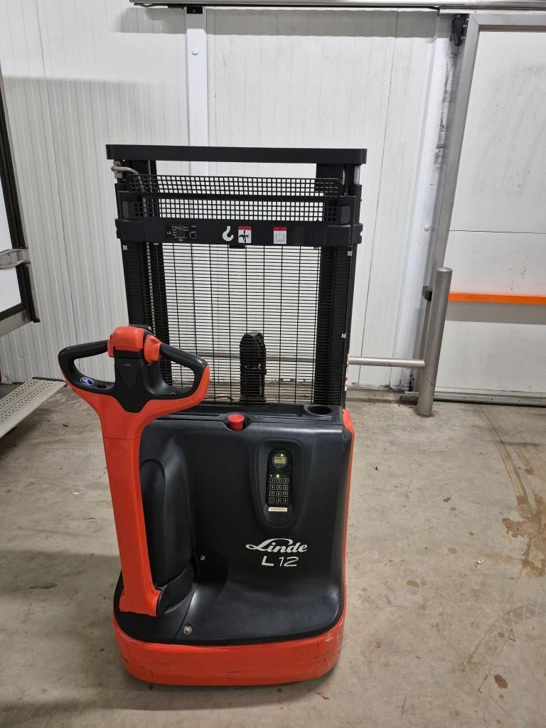 Stapelaar Linde L12 zeer weinig uren, Empileur, Linde, Électrique, Enlèvement