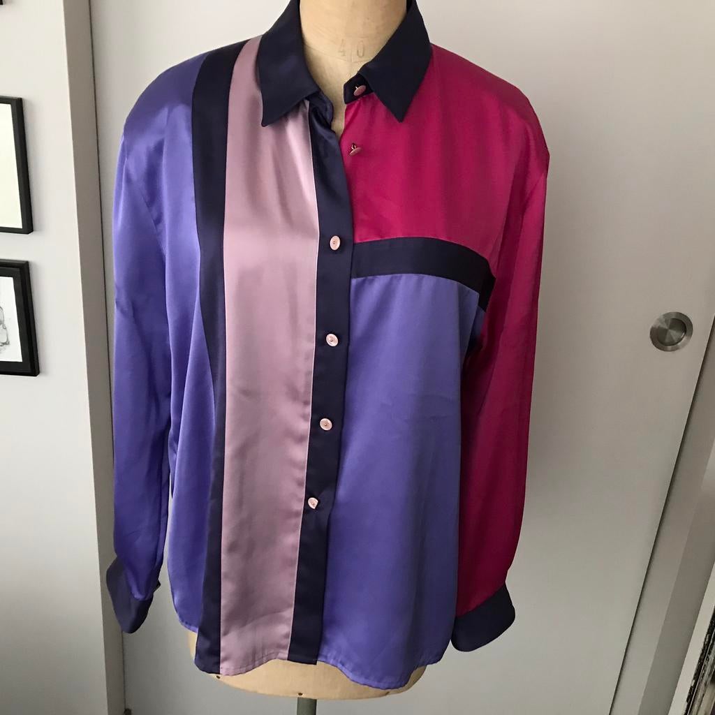 Vintage blouse La Rivolta, maat 44, Kleding | Dames, La Rivolta, Ophalen of Verzenden, Zo goed als nieuw, Maat 42/44 (L)