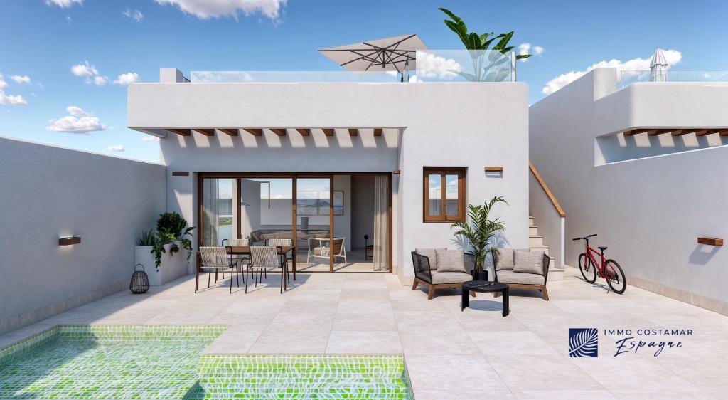 villa a vendre en espagne, votre seconde résidence sur la co, Village, Maison d'habitation, Torre Pacheco, 74 m²