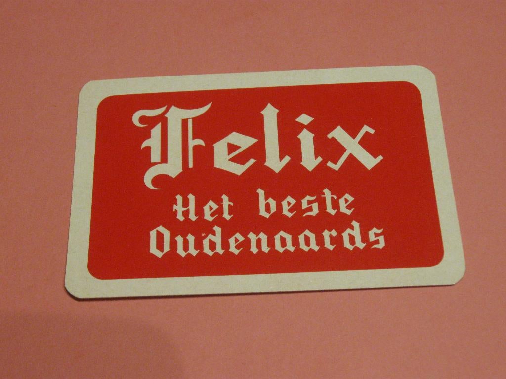 Oude speelkaart Belgisch bier (115), Enlèvement ou Envoi, Comme neuf, Carte(s) à jouer