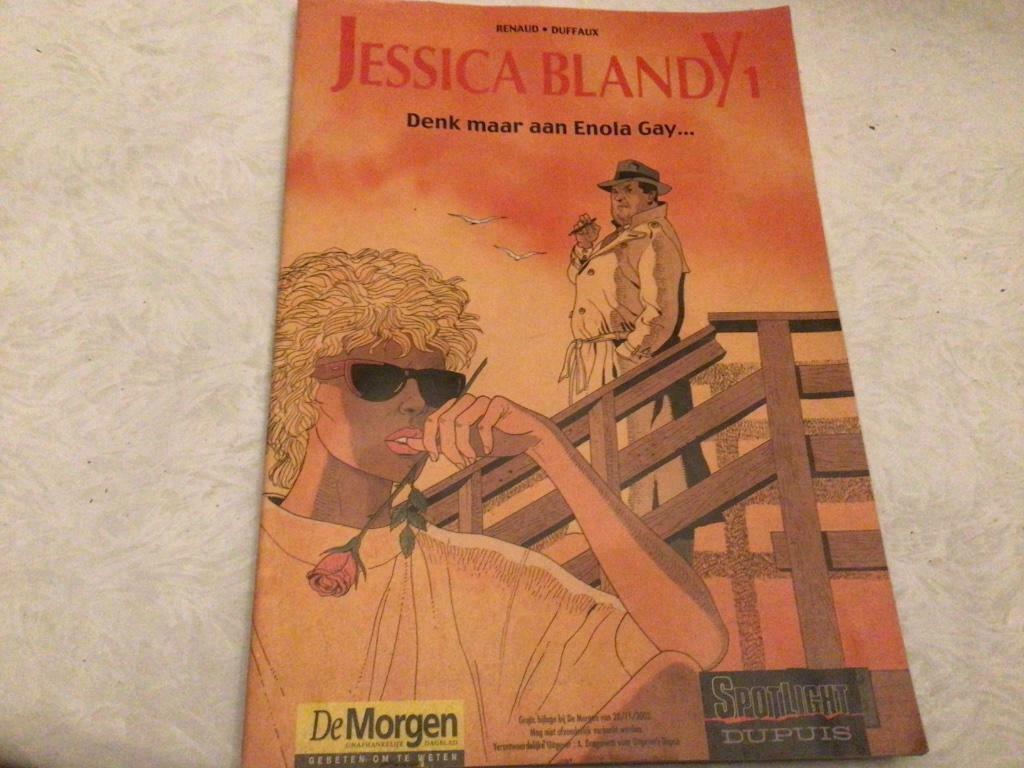 Jessica Blandy1 Denk maar aan Enola Gay strip uitgave de Mor, Boeken, Ophalen of Verzenden