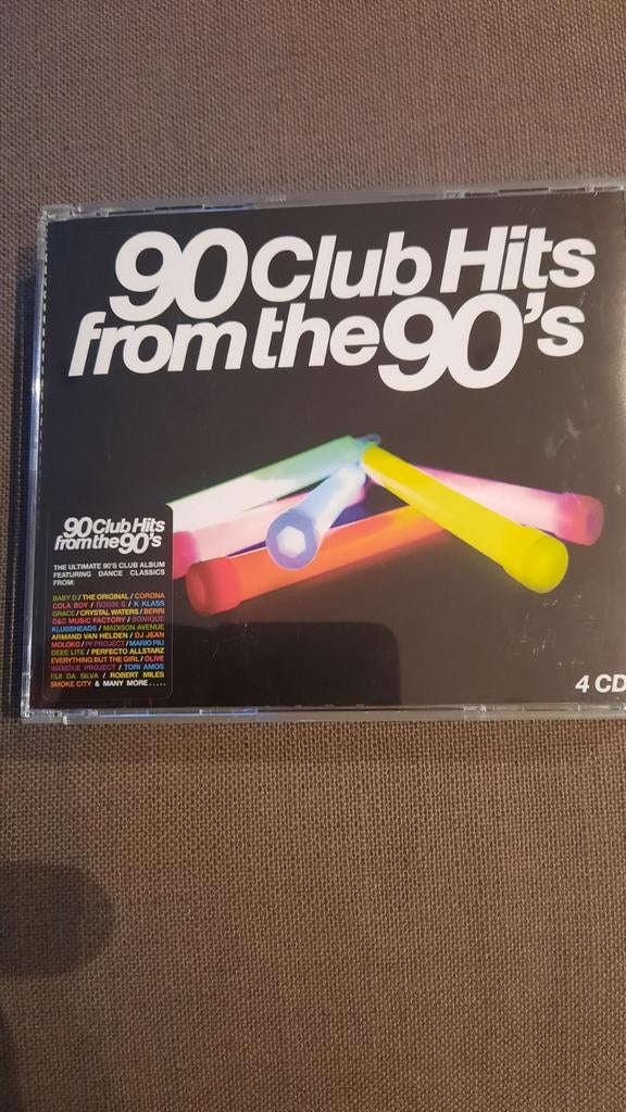 4cd box 90 CLUB HITS FROM THE 90´S (2007), Cd's en Dvd's, Ophalen of Verzenden, Zo goed als nieuw, Dance Populair